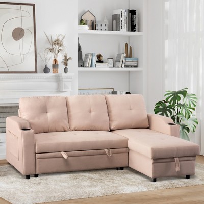 Caye Convertible Sectional Sofas, L-shape-the Pop Home : Target