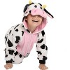 Joyfy Toddler Infant Halloween Costume Cow Pajamas Cowboy Costume for Halloween Dress Up Party - 2 of 4