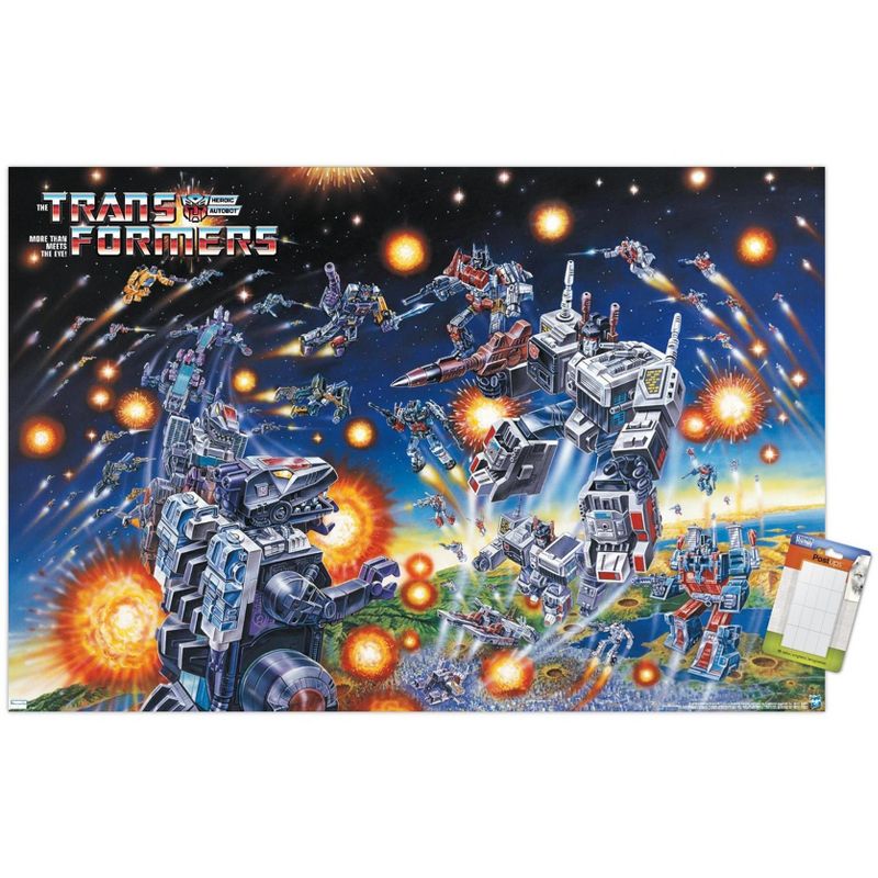 Trends International Hasbro Transformers - 1986 Key Art B Unframed Wall Poster Prints, 1 of 7