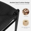 FONTOI Accent Chairs, Contemporary High Footstool Design with Plush Cushions and Sturdy Backrests, Ideal for Small Spaces, Black, 21.3"*20"*39.4" - 3 of 3