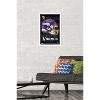 Trends International NFL Minnesota Vikings - Neon Helmet 23 Framed Wall Poster Prints - 2 of 4