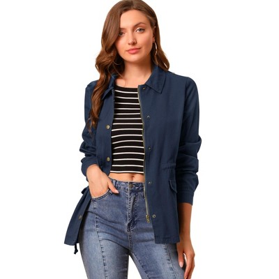 Ladies navy hot sale blue jacket