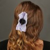 Unique Bargains Double Layer Bow Claw Clip 1 Pc - 2 of 4