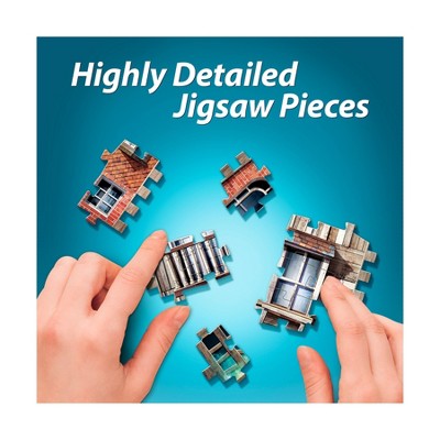 Harry Potter The Burrow Weasley Family Home 3D Puzzle 415 Pieces