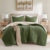 Aimee Waffle Knit  Comforter Set - 2 of 4