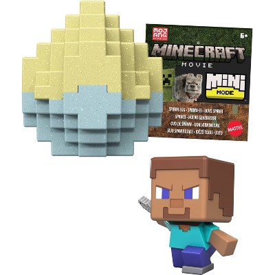 Minecraft Mini Mode Spawn Egg with Surprise Mini Figure Inspired the Movie (Characters May Vary)