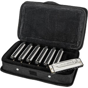 Silver Creek 7-Pack of Blues Style Harmonicas - 1 of 4