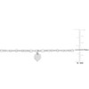 EVERLY JEWELRY | Sterling Silver Heart and Ball Bead Chain Necklace - 19.5 inch - 4 of 4