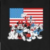 Men's - Disney - Mickey And Friends Flag Graphic Fleece Sweatshirt - 2 of 4