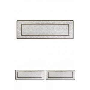Unique Bargains Geometric Patterns Non-Slip Machine Washable Kitchen Floor Mats - 1 of 4