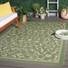 Courtyard CY2098 UV & Stain Resistant Non-Shedding Power Loomed Indoor/Outdoor Rugs - Safavieh - 2 of 4