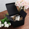 Juvale 30-Pack 6x6x4 Inch Gift Boxes with Lids - Matte Black Cardboard Boxes for Presents, Bridesmaid, Groomsmen, Retail - 3 of 4