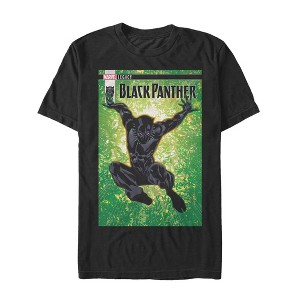 Men's Marvel Legacy Panther Foliage T-Shirt - 1 of 4