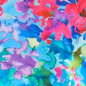 bright watercolor floral