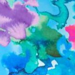 bright watercolor floral