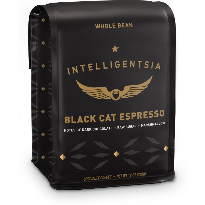Intelligentsia Direct Trade Black Cat Classic Espresso Roast Dark Roast Whole Bean Coffee -12oz, 3 of 6