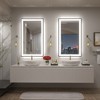Apmir Super Bright Front & Back LED Lighted Anti-Fog Aluminum Alloy Framed Tempered Glass Bathroom/Vanity Mirror with ETL & 3-Year Warranty - 3 of 4