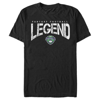T-shirt Fantasy Football Legend En Taille 3X - Noir, Manches Courtes, Neuf Sans étiquette