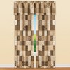 Collections Etc 5-Piece Classic Country Patchwork Curtain Set - 3 of 4