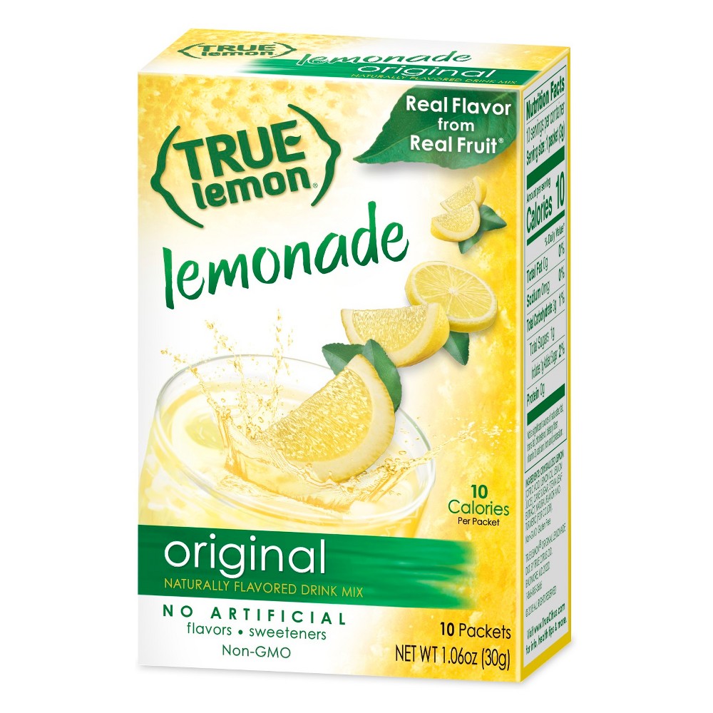 UPC 810979001188 product image for True Lemon Original Lemonade - 10pk/0.10oz | upcitemdb.com