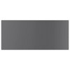 vidaXL Bookshelf Boards 4 pcs High Gloss Gray 39.4"x19.7"x0.6" Engineered Wood - 4 of 4