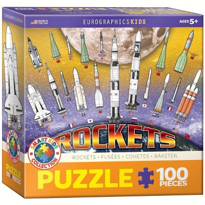 Eurographics Inc. International Space Rockets 100 Piece Jigsaw Puzzle