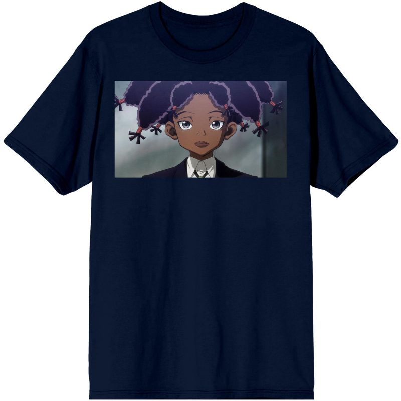Hunter X Hunter Canary Character Closeup Men's Navy Blue Graphic Tee, 1 of 3