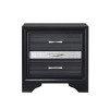NicBex Modern Nightstand with 2 Drawers and 1 Jewelry Drawer with Sleek Metal Pulls Bebside Table for Bedroom, Living Room - 2 of 4