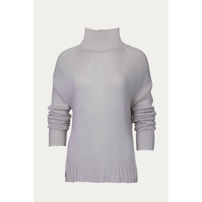 Women's KNIT MOCK NECK SWEATER - ESLEY COLLECTION