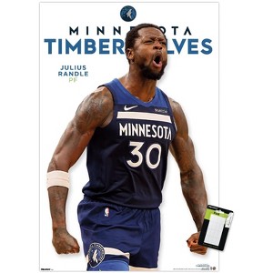 Trends International NBA Minnesota Timberwolves - Julius Randle Feature Series 25 Unframed Wall Poster Prints - 1 of 4