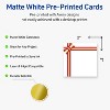 Avery Square Cards, 2" x 2", Gold-Red Gift Bow, Matte, 120ct - 2 of 4