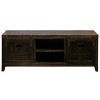 Stylecraft Archer Ridge Vintage Cabinet TV Stand for TVs up to 65" Brown: Mid-Century Media Console, Metal Hardware - 2 of 4