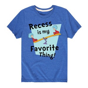 Boys' - Dr. Seuss - Recess Is My Favorite Thing Short Sleeve Graphic T-Shirt - 1 of 4