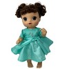 Doll Clothes Superstore Mint Green Dress Fits 14 Inch Baby Alive And Little Baby Dolls - 3 of 4
