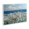 Stupell Industries Beautiful White Flower Bush Seaside Fence Ocean View Wall Plaque Art, 15" x 10" - 2 of 4