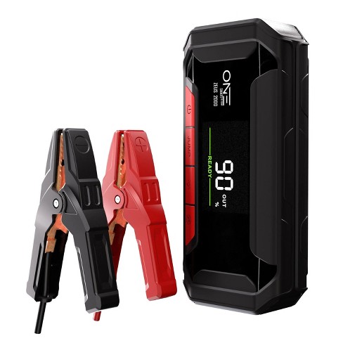 Promounts One Jump Starter 2000a For Up To 8.5l Gas And 6l Diesel Engines 20000mah Capacity With Portable Power Bank Target
