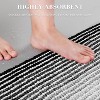 Attop Bathroom Rugs and Mats Sets, 2 Piece Thick Absorbent Chenille Bath Mat Rug Set Non Slip, Soft Shaggy Bath Room Floor Mats for Bathroom - 4 of 4