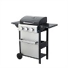 ELJGET 3/4 Burner BBQ Propane Gas Grill, Stainless Steel 30,000 BTU Patio Garden Barbecue Grill with Two Foldable Shelves - 4 of 4