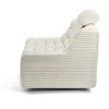 Sapphtopaz 1pc Accent Chair Upholstered Swivel Chair with Switchable Head Pillow and Waist Pillow, Oversize Glider Chair Comfy Chair for Living Room - 2 of 4
