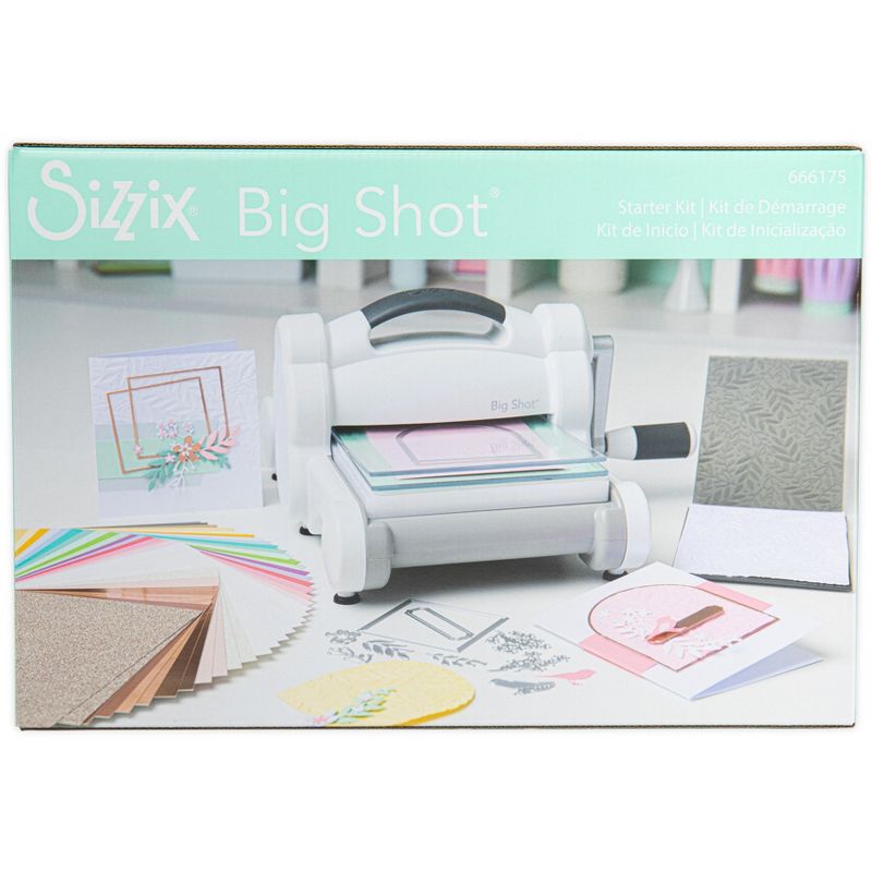 Sizzix Big Shot Starter Kit-White W/Gray, 1 of 3