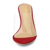 Allegra K Women's Clear Strap Stiletto Slide Heels Sandals - 2 of 4