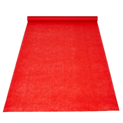 Juvale Red Carpet Runner for Party, 50 Ft Runway Aisle for Weddings, Banquets, Prom Nights, Movie Night Party Decor, 40gsm, 3 Feet Wide, 50 Feet Long, image 1 of 9 slides