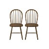 Christopher Knight Home Jafet Farmhouse High Back Spindle Dining Armless Chairs (Set of 2) - 2 of 4