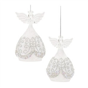 Beaded Glass Angel Ornament (Set of 4) - 1 of 4