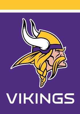 Briarwood Lane Minnesota Vikings House Flag Nfl Licensed 28 X 40