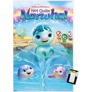 Trends International Not Quite Narwhal (2023) - Key Art Unframed Wall Poster Prints - 1 of 4