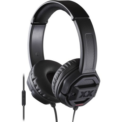 JVC XX HA-SR50X Headset - Stereo - Mini-phone - Wired - Over-the-head - Binaural - Circumaural - 3.94 ft Cable - Black