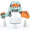 Big Dot of Happiness Happy Fall Truck - Harvest Pumpkin Party Centerpiece Sticks - Table Toppers - Set of 15 - 3 of 4