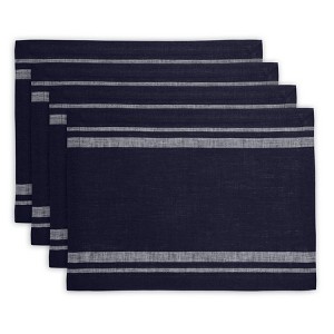 Solino Home Striped Linen Placemats | French Stripe - 1 of 4