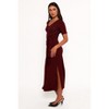 Petal and Pup Asha Midi Dress - Wine XS - 3 of 4